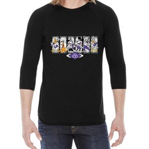 NEW - Disney 100 Anniversary 3/4 Sleeve Black Tee